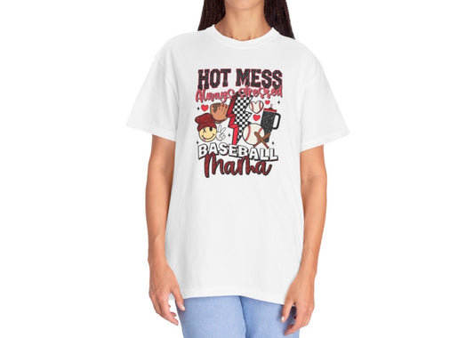 Hot Mess Baseball Mama Unisex T-shirt