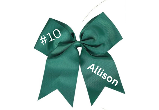Personalize able Hair Bows